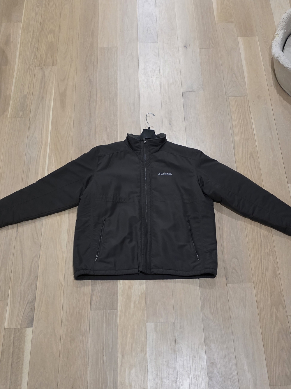 Columbia Men's Black Full-Zip Winter Jacket Coat